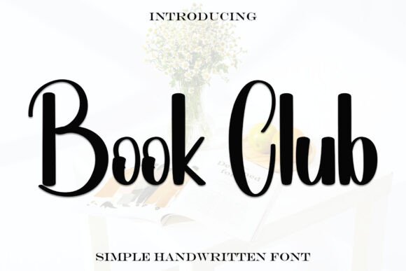 Book Club: A Handwritten Font for Modern Digital Design