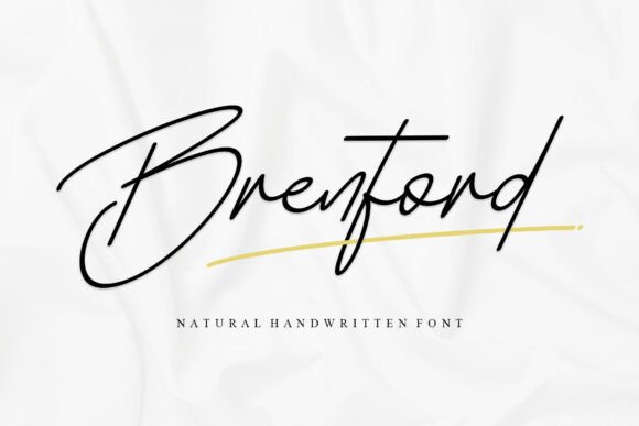 Brenford: A Handwritten Font That Puts Personality Into Your Digital Layout