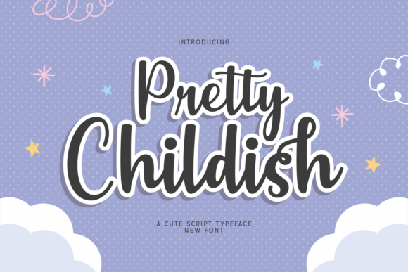 Bring Playful Editorial Character with the Pretty Childish Font