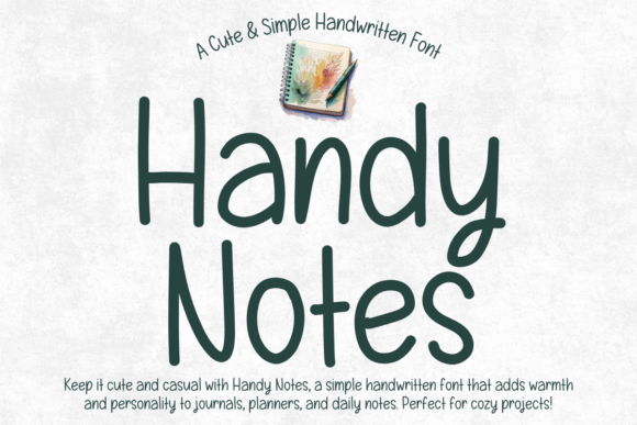 Building a Warm Online Experience with the Handy Notes Font