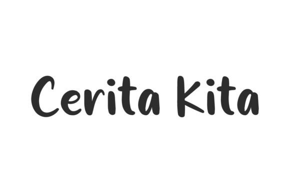 Cerita Kita: A Modern Handwritten Font for Web Design