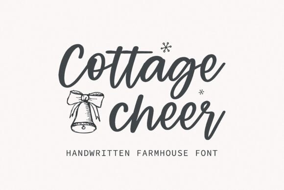 Cottage Cheer: A Handwritten Font for a Cohesive Business Brand