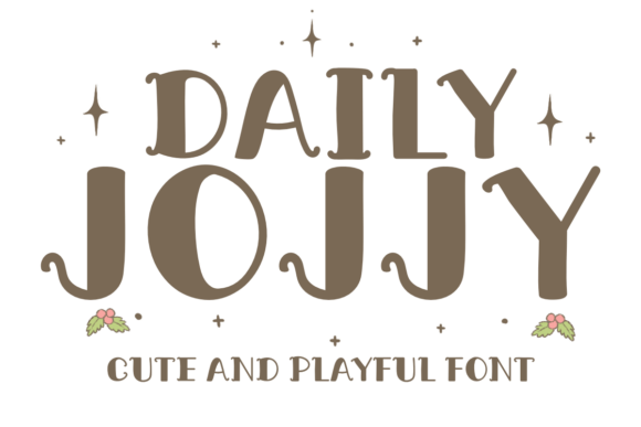 Daily Jolly: A Font for Festive Crafting and Joyful Products