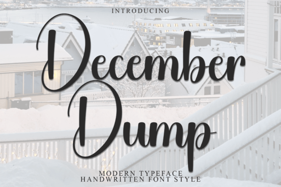 December Dump: An Elegant Typeface for Editorial Excellence