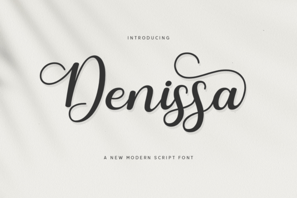 Denissa: A Script Font for Editorial Elegance
