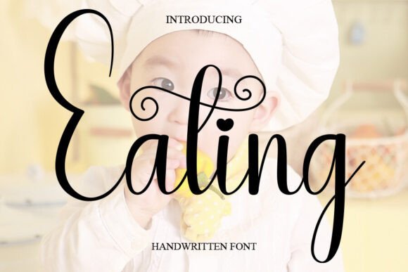 Eating: The Handwritten Font for Authentic Digital Design