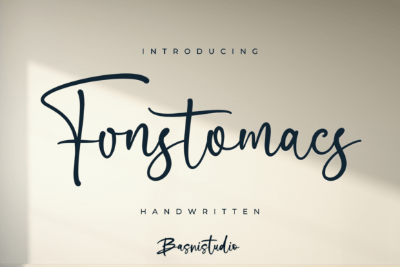 Fonstomacs: A Handwritten Font You'll Want to Use Right Away