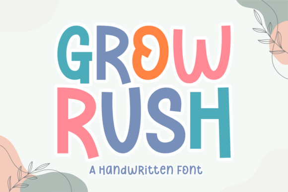 Grow Rush: The Handwritten Font That Brings Your Products to Life