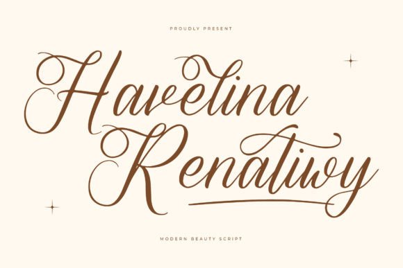Havelina Renatiwy: A Script Font for Digital Elegance