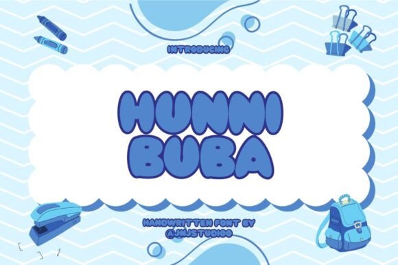 Hunni Buba: A Script Font for Editorial Storytelling