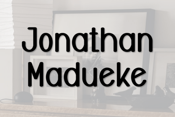 Jonathan Madueke: A Creative Font for Your Crafted Products
