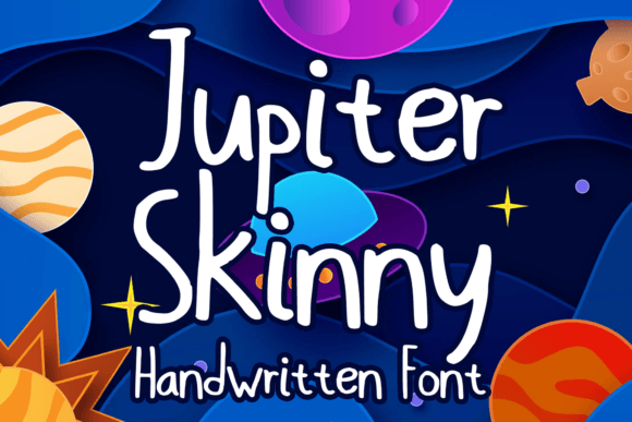 Jupiter Skinny: An Editorial-Friendly Handwritten Font