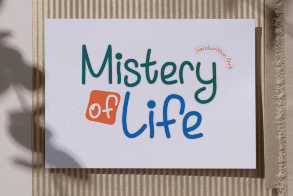 Mistery of Life: The Handwritten Font That Polished My Website Layout