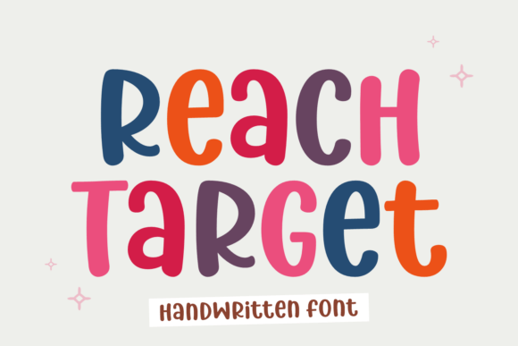 Reach Target: A Casual Script Font for Web Designers
