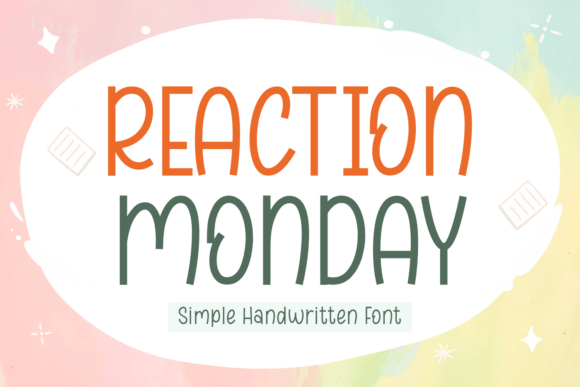 Reaction Monday Font: A Warm Welcome for Digital Designs