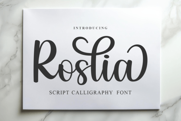 Roslia: A Bold Script Font for Engaging Editorial Design