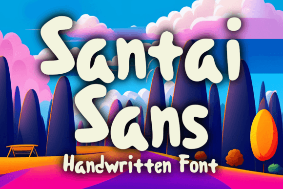 Santai Sans: A Handwritten Font for Digital Branding