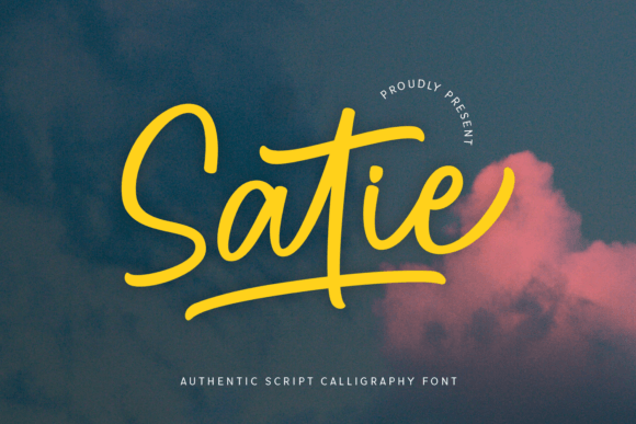 Satie Font: An Elegant Script for Sophisticated Branding
