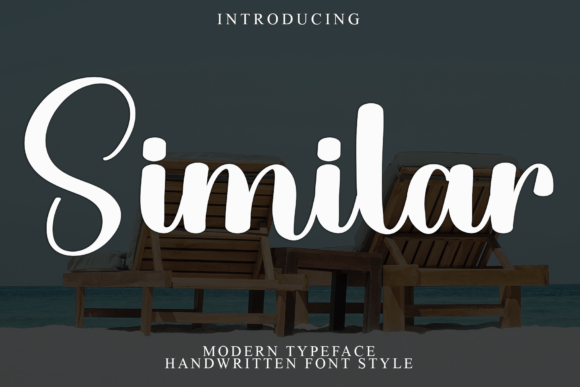 Similar Font: A Calligraphic Typeface for Modern Digital Design