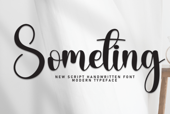 Someting: A Handwritten Font for Editorial Personality