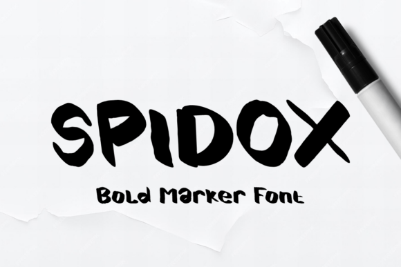 Spidox Font: Bold Marker Typography for Editorial Impact