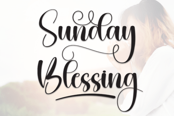 Sunday Blessing: A Craft Maker's Favorite Script Font