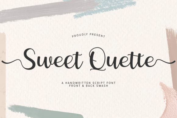 Sweet Quette: A Handwritten Font for Your Creative Projects