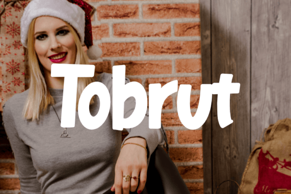 Tobrut: A Versatile Script Font for Digital Brand Stories