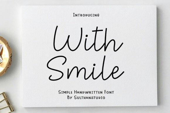 With Smile: The Simple, Joyful Font for Elevating Your Brand